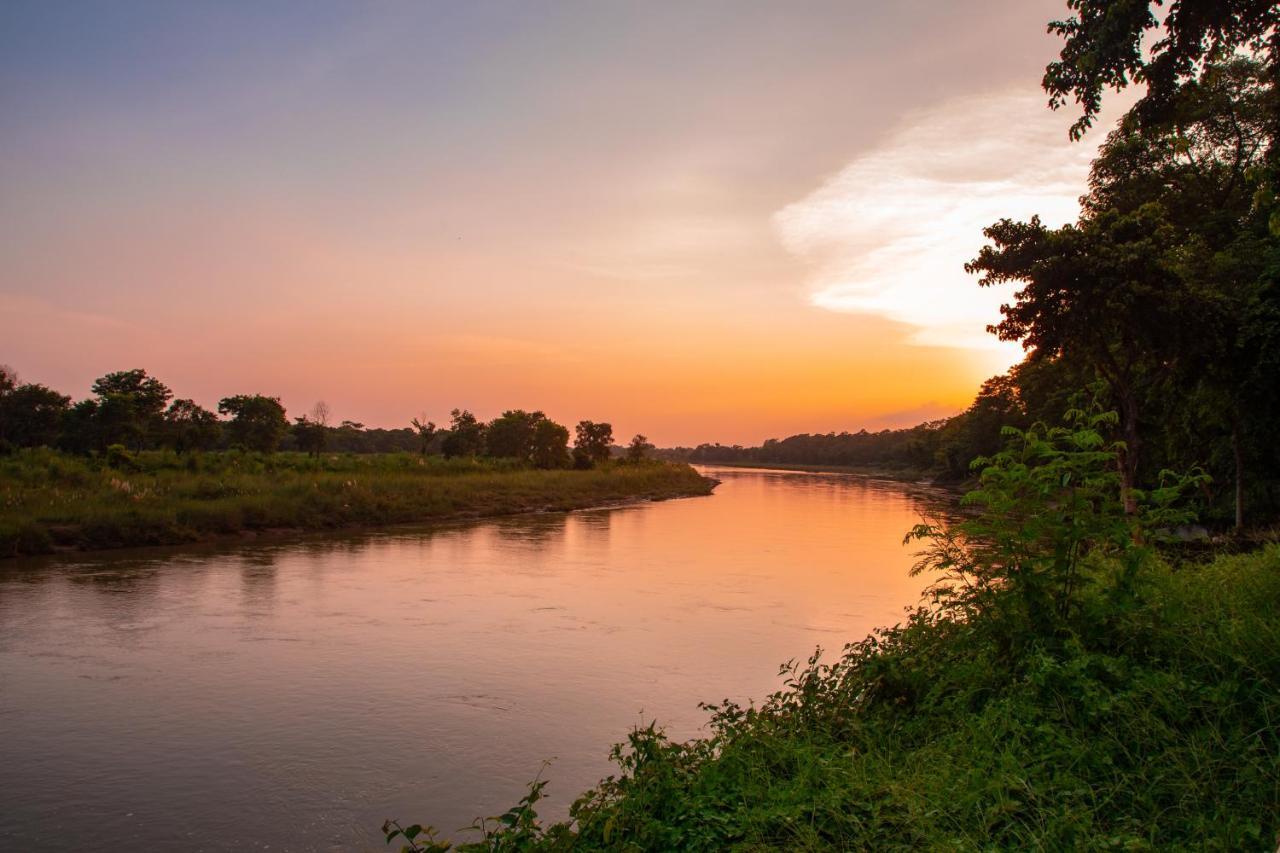 Chitwan Riverside Resort Sauraha Buitenkant foto