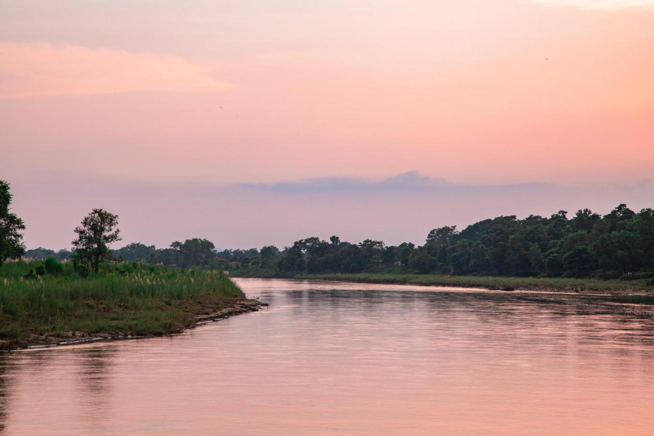 Chitwan Riverside Resort Sauraha Buitenkant foto