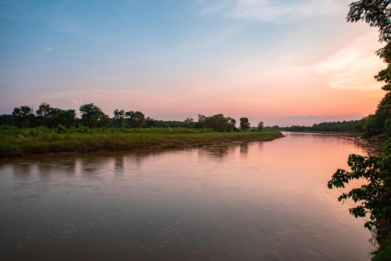 Chitwan Riverside Resort Sauraha Buitenkant foto